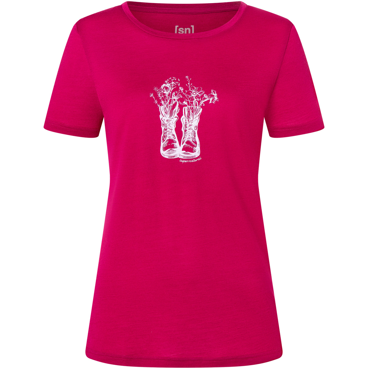 foto del prodotto super.natural donna maglia a manica corta flower boots