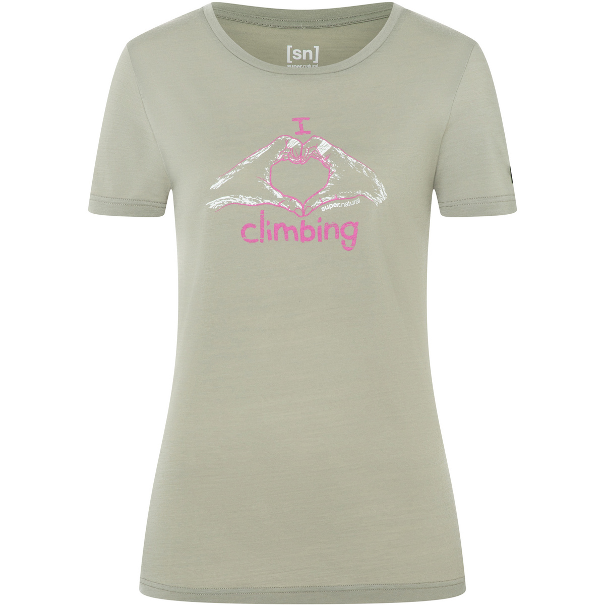 foto del prodotto super.natural donna maglia a manica corta i love climbing