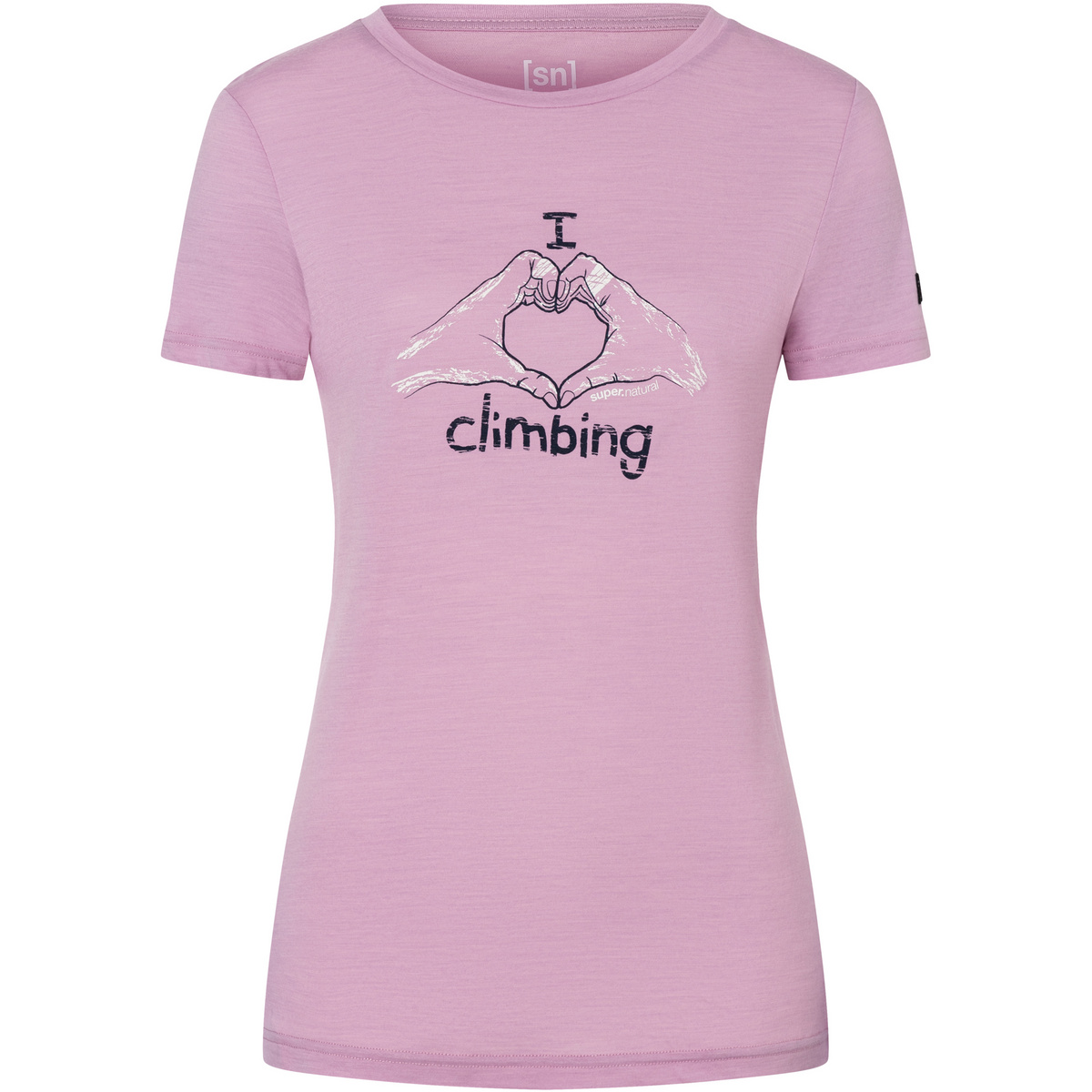 foto del prodotto super.natural donna maglia a manica corta i love climbing