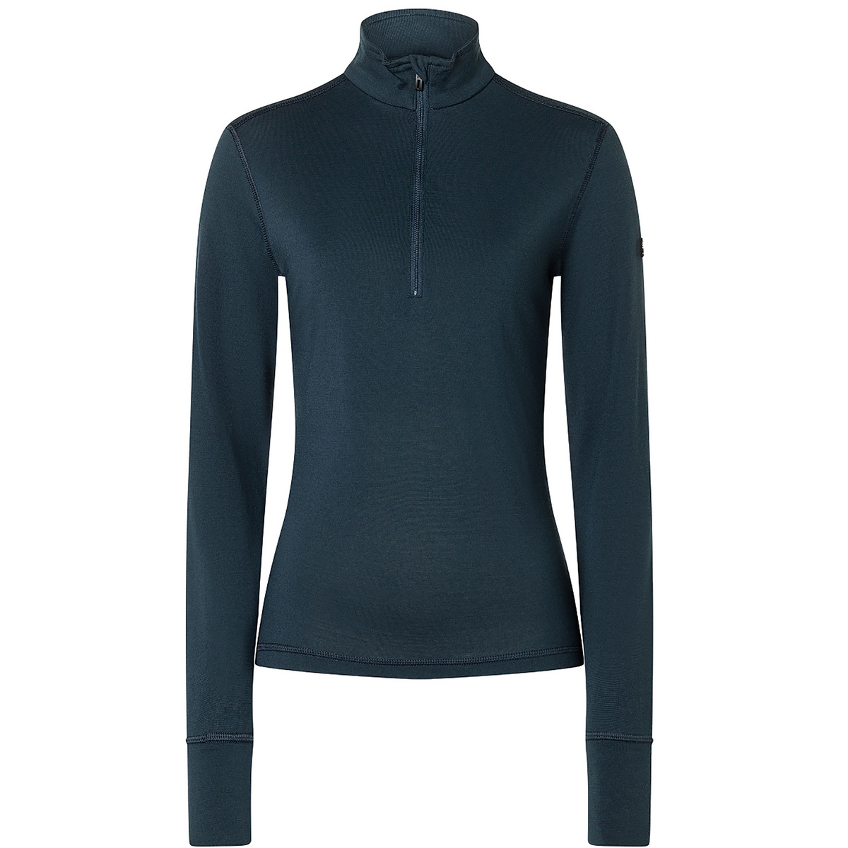 foto del prodotto super.natural donna maglia a manica lunga con 1/4 zip arctic230
