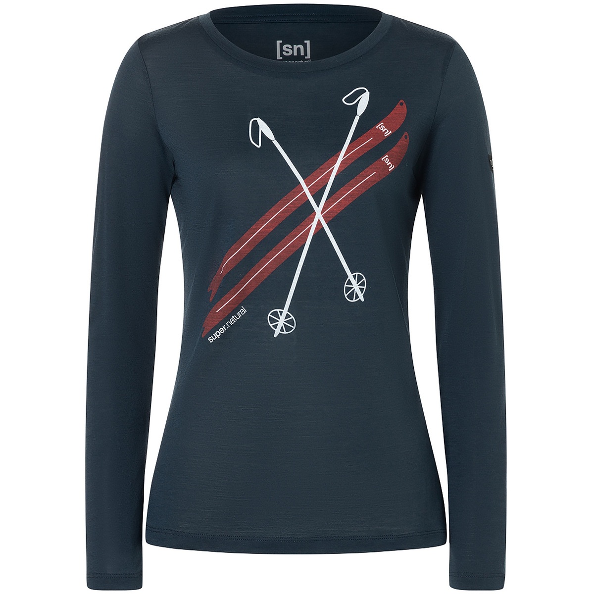 foto del prodotto super.natural donna maglia a manica lunga kryssede ski