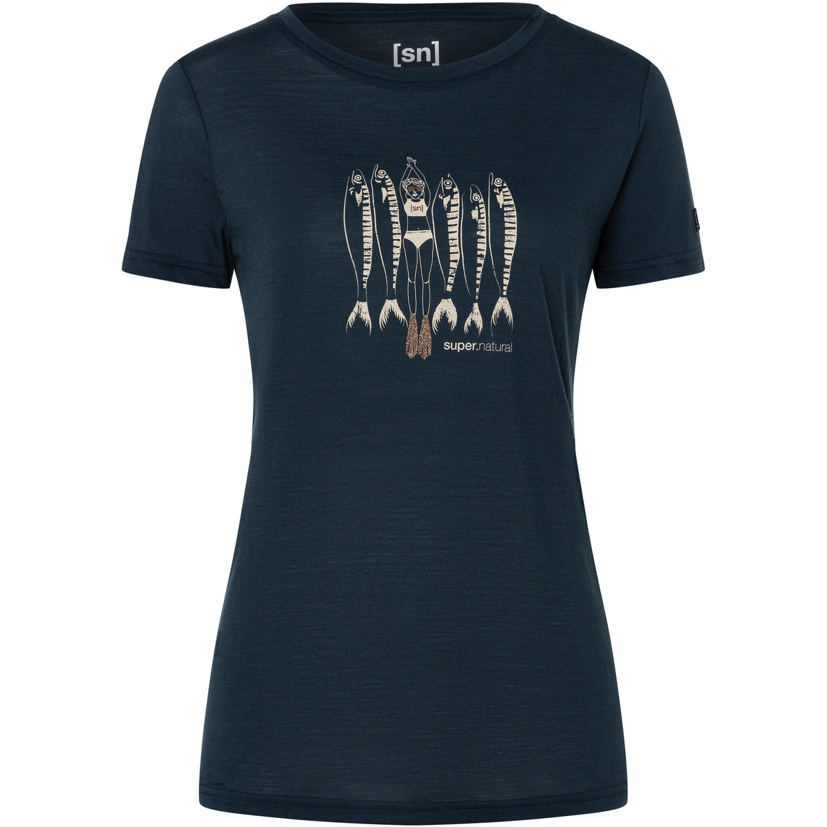 foto del prodotto super.natural donna maglietta copper sardine