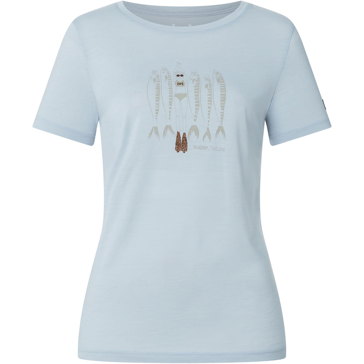foto del prodotto super.natural donna maglietta copper sardine