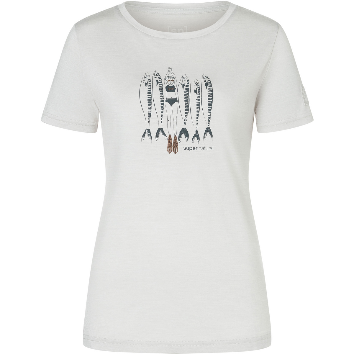 foto del prodotto super.natural donna maglietta copper sardine bio j