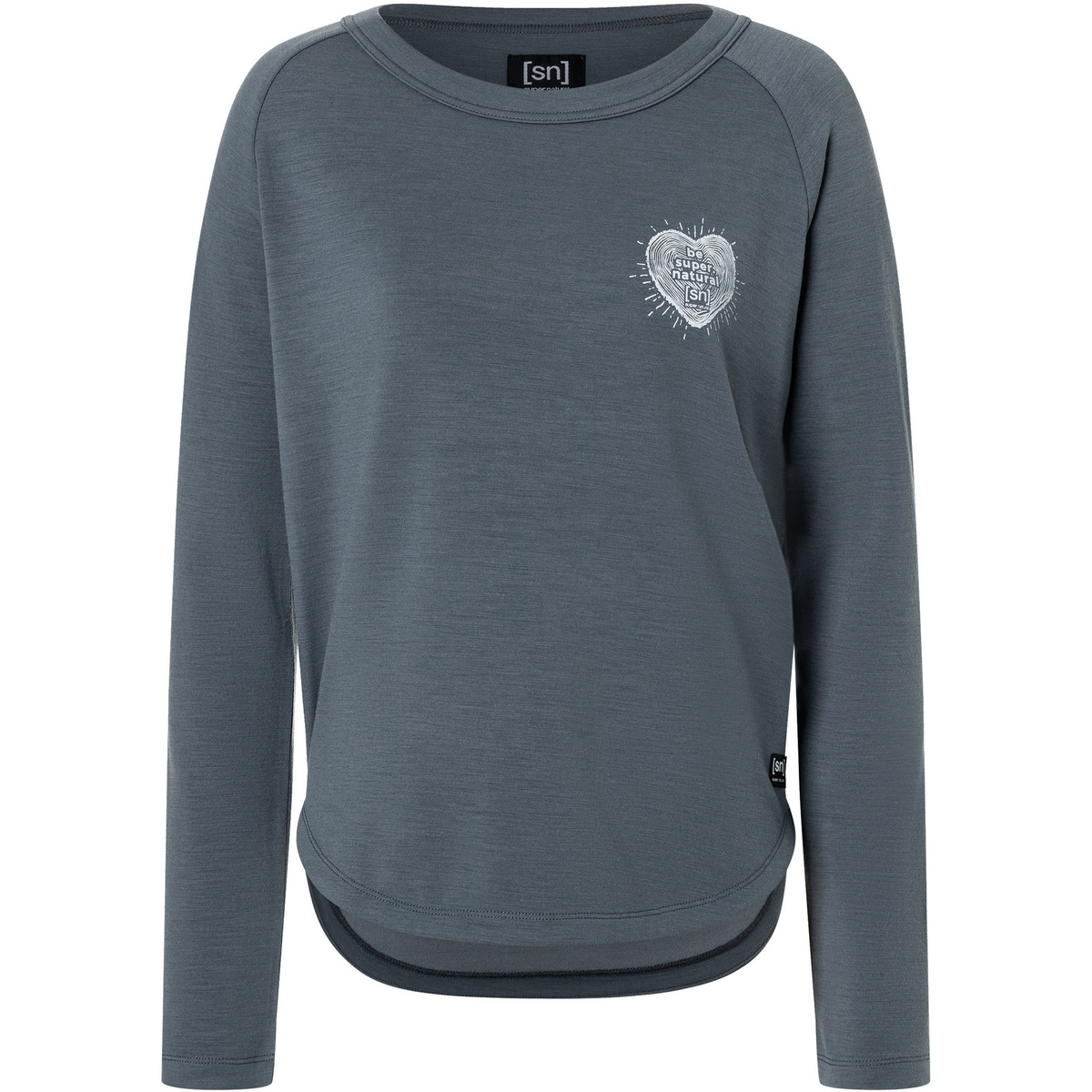 foto del prodotto super.natural donna pullover little heartwood crew