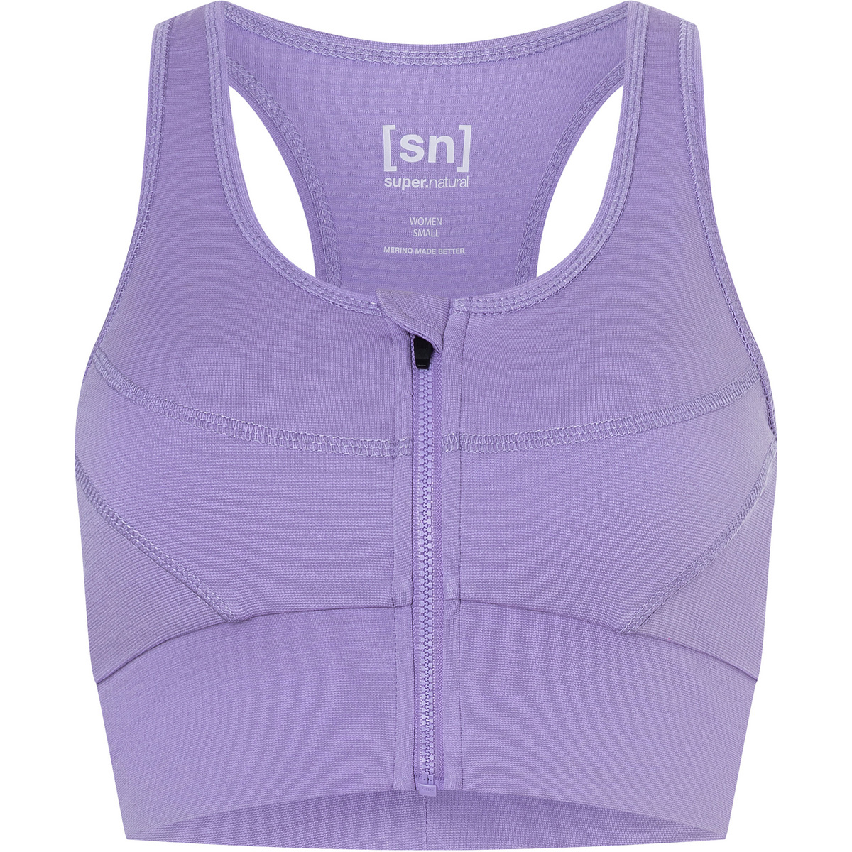 foto del prodotto super.natural donna top motion zip