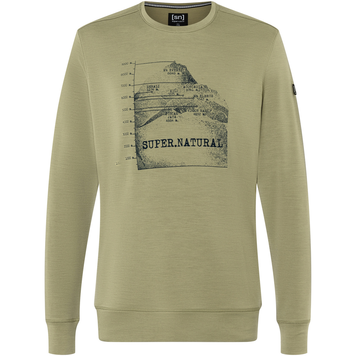 foto del prodotto super.natural uomo maglia a manica lunga 7 peaks