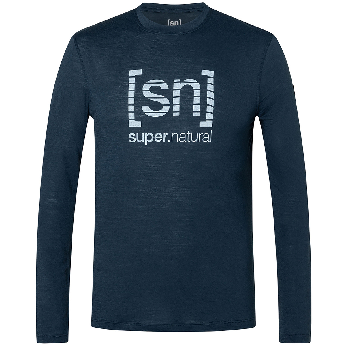 foto del prodotto super.natural uomo maglia a manica lunga grid logo