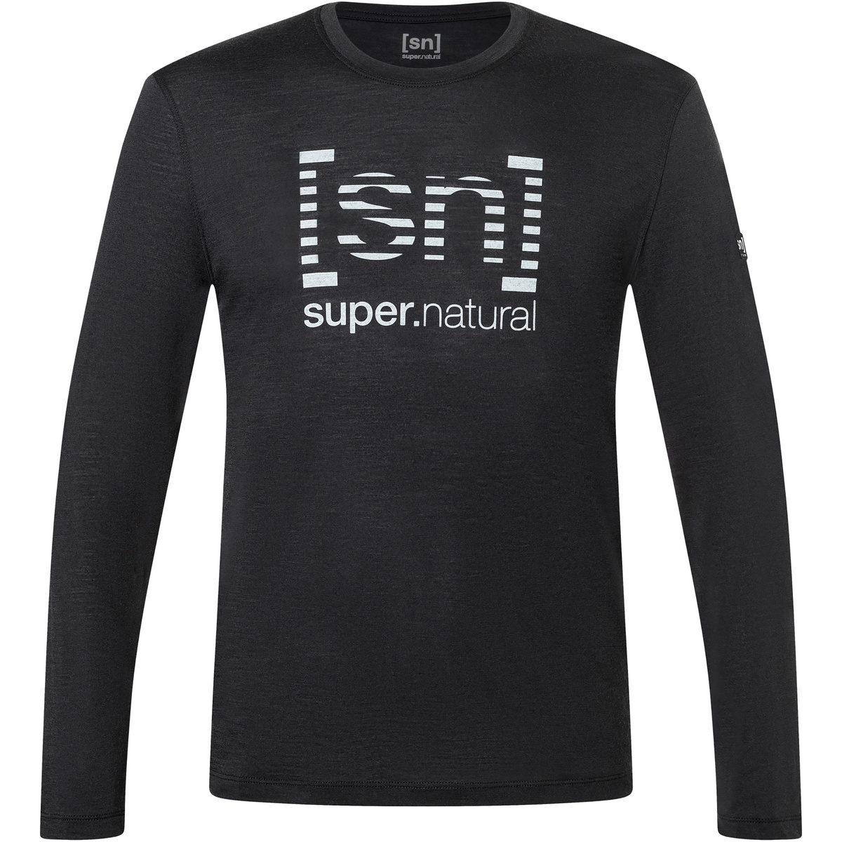 foto del prodotto super.natural uomo maglia a manica lunga grid logo
