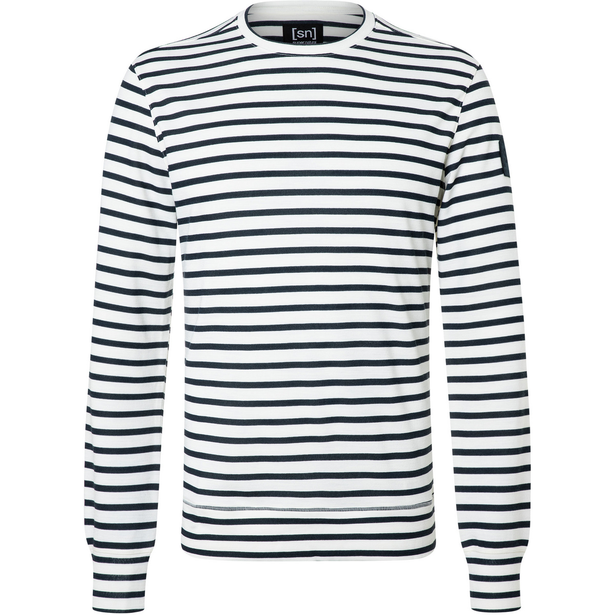 foto del prodotto super.natural uomo maglia a manica lunga solution stripe bio