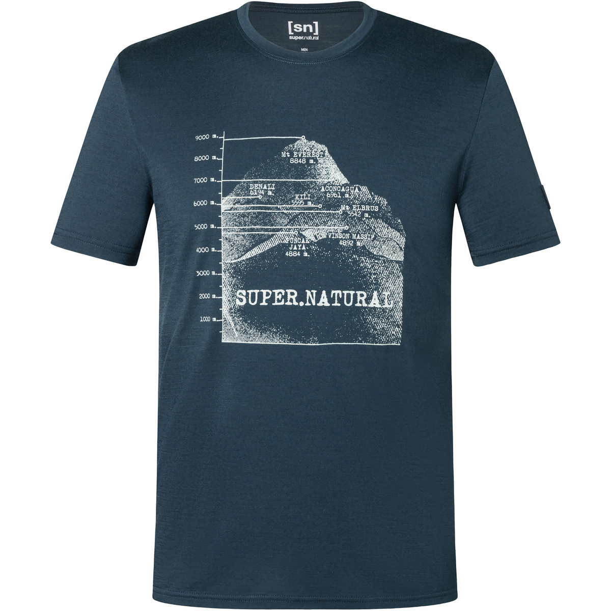foto del prodotto super.natural uomo maglietta bio j 7 peaks