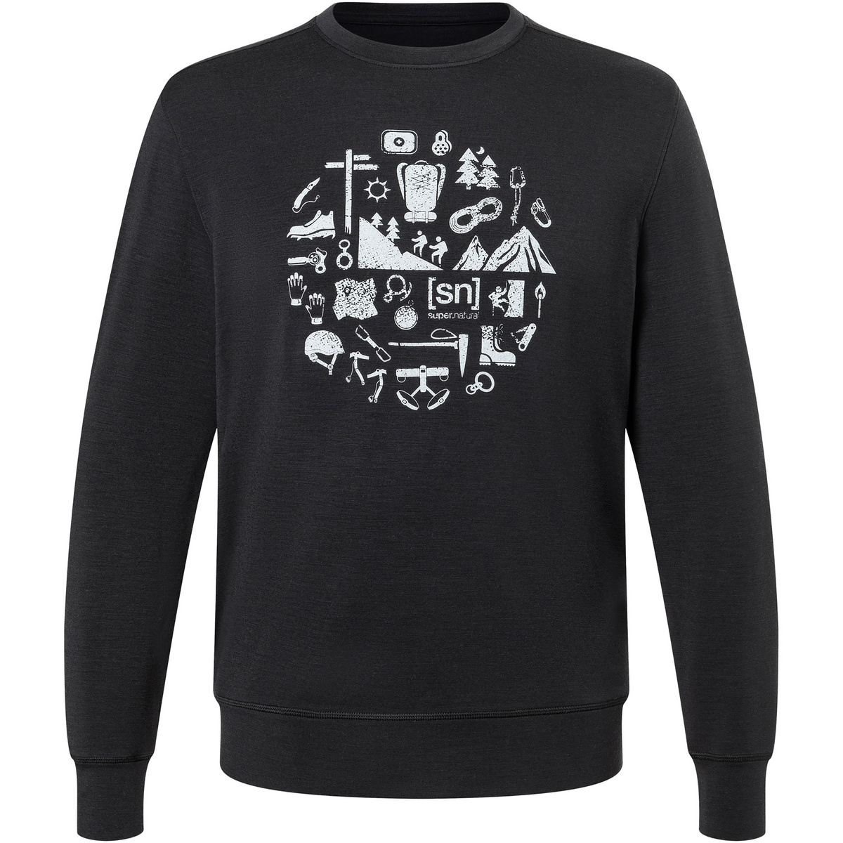foto del prodotto super.natural uomo pullover well equipped crew