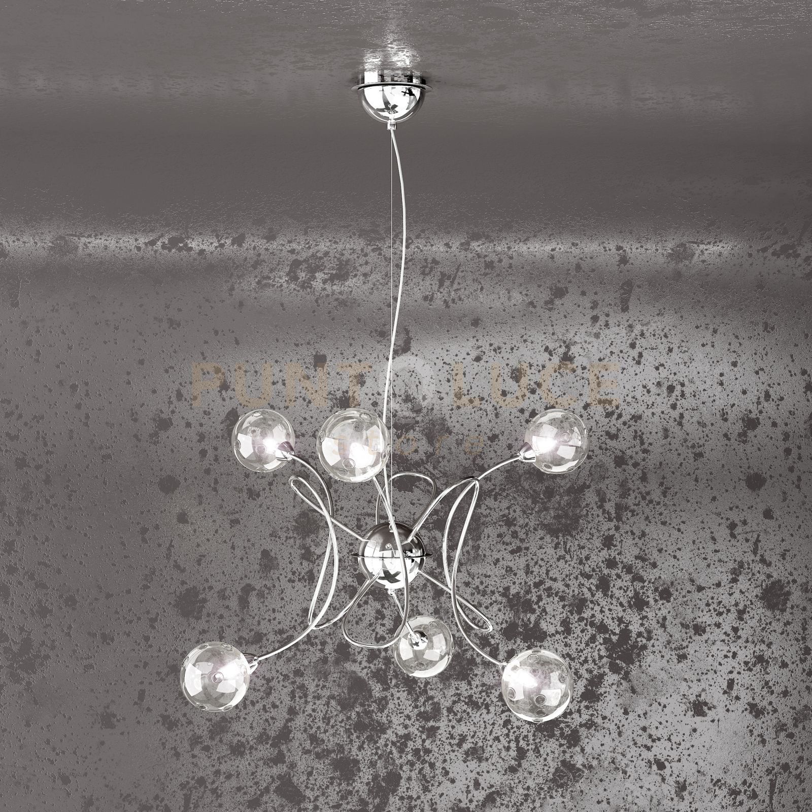 foto del prodotto superball lampadario 6 luci 1109 l6
