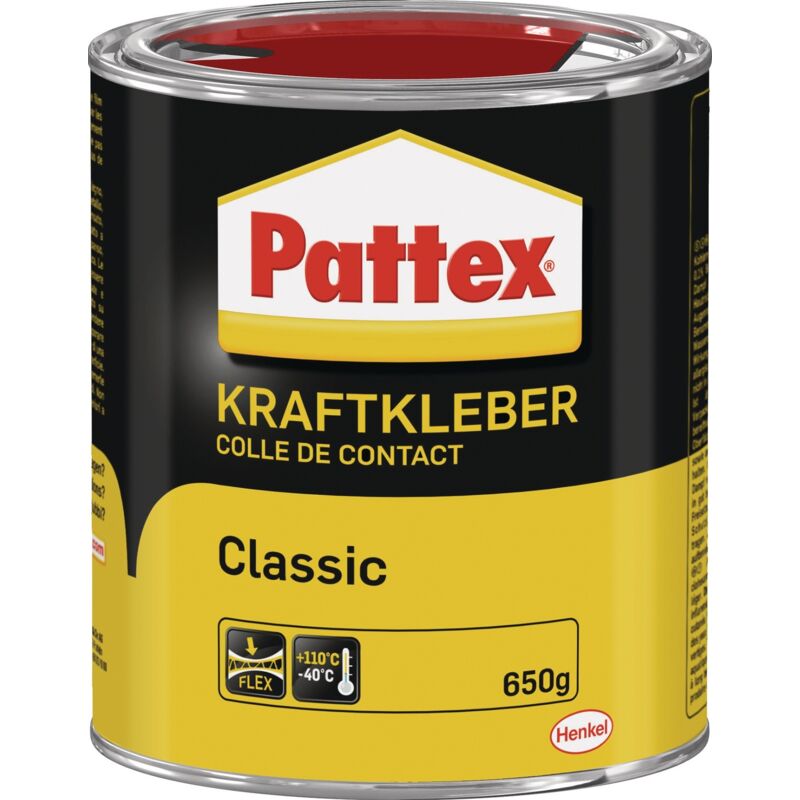 foto del prodotto supercolla pattex classic, modello box 650 g, tipo pcl6c