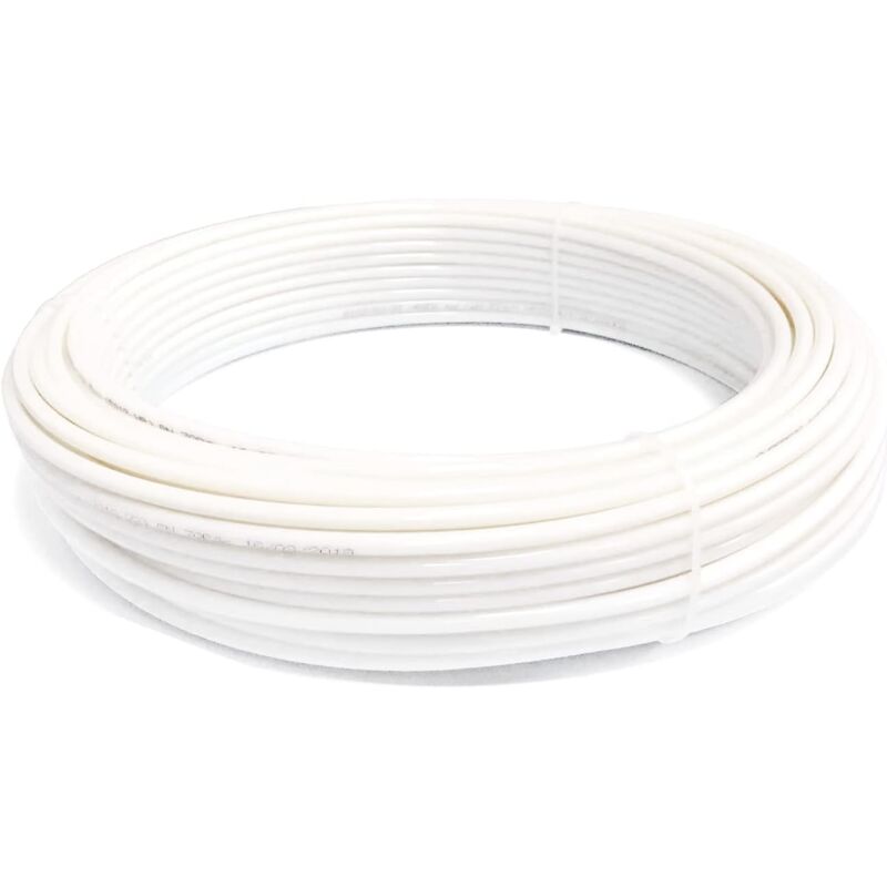 foto del prodotto superfish superfog rotolo di 50 metri di tubo in poliammide. misura 1 4 . alta resistenza. pressione di rottura 140 bar. colore bianco.