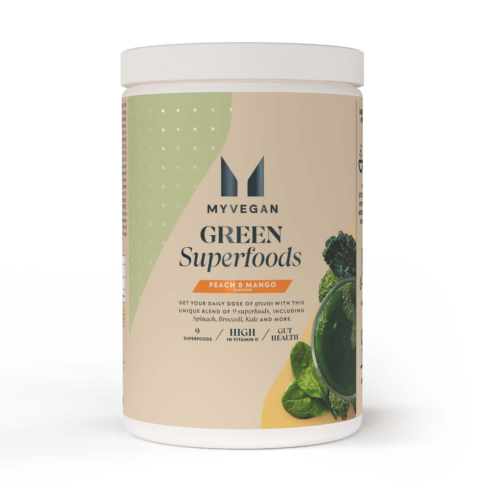 foto del prodotto superfood a base di spirulina 50porzioni pesca e mango