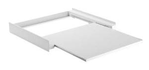foto del prodotto superior kit sovrapposizione lavatrice asciugatrice con ripiano 60kg