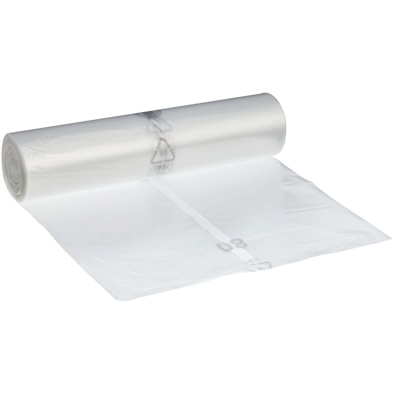 foto del prodotto superseller deiss premium sacchi per immondizia tipo 60, 120 l, trasparente