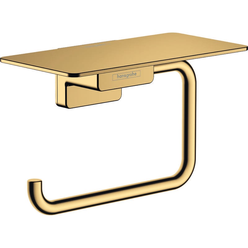 foto del prodotto support de papier toilette hansgrohe addstoris, avec tablette,