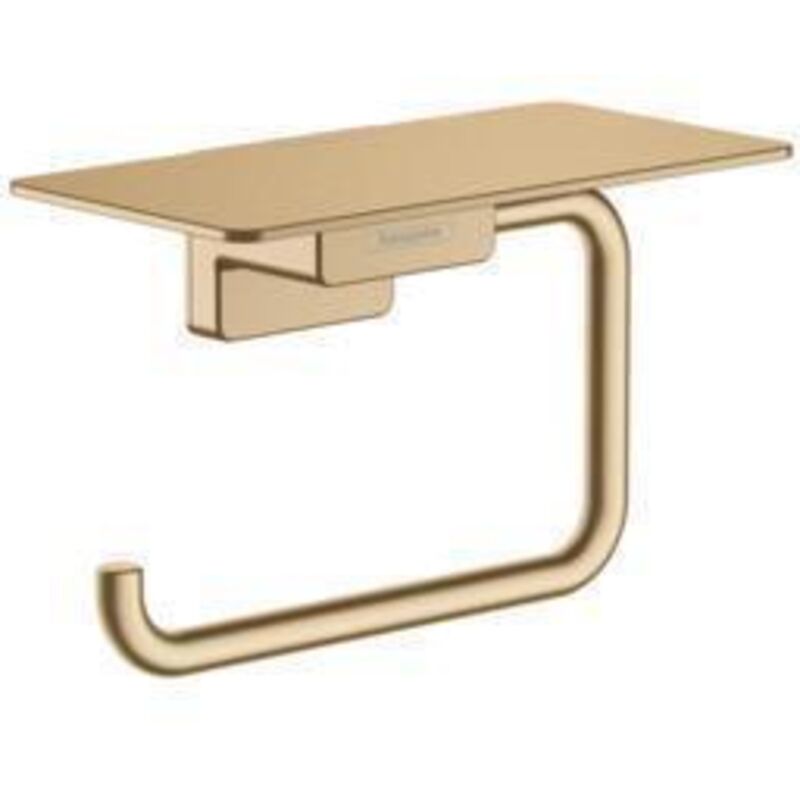 foto del prodotto support de papier toilette hansgrohe addstoris, avec tablette,