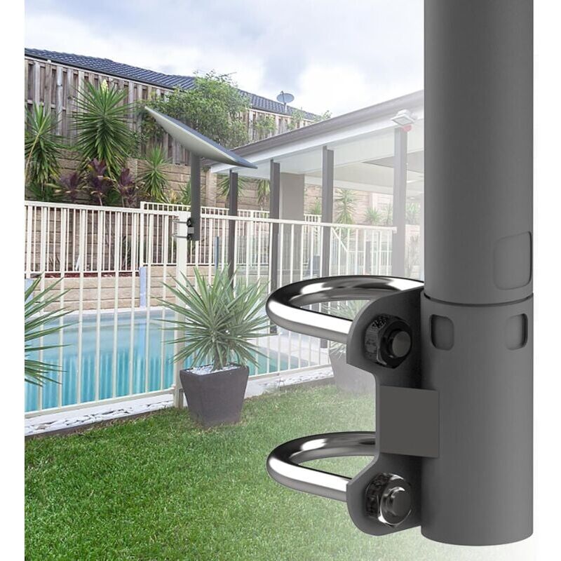 foto del prodotto support de tuyau pour m t d antenne starlink r glable en forme de u support starlink support de montage pour toit d antenne