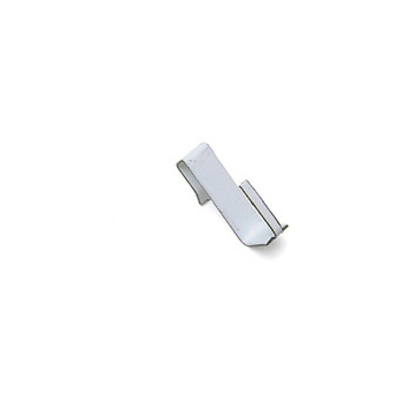 foto del prodotto supporti a gancio metallo bianco x bris bris. prezzo per 1 pezzo.
