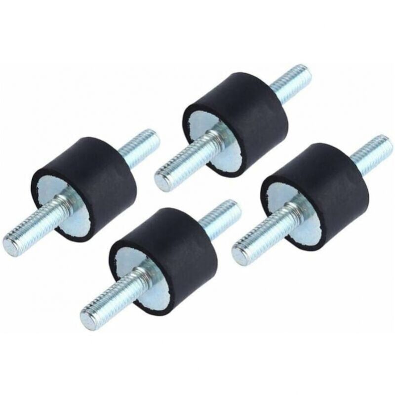 foto del prodotto supporti isolanti in gomma antivibrazioni m6 per compressore d aria, pompa, ammortizzatore, supporto isolatore con viti 20 x 15