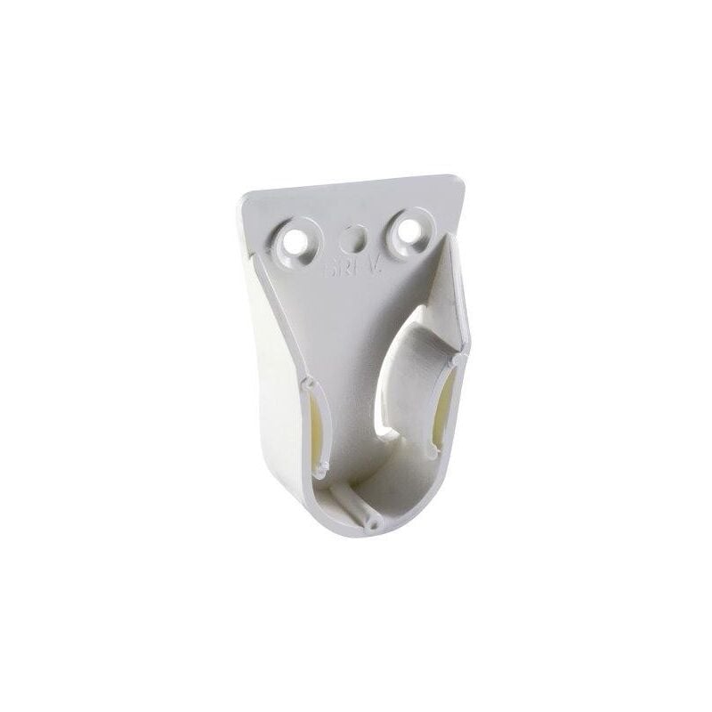 foto del prodotto supporti laterali per tubo tondo 20 mm. in plastica bianca 2 pz.