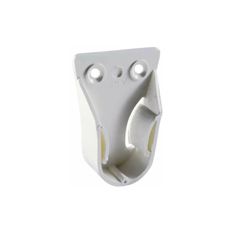 foto del prodotto supporti laterali per tubo tondo diam 20 mm in plastica bianca 2 pz