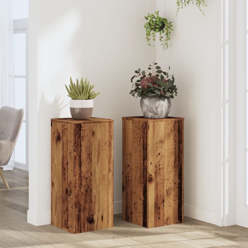 foto del prodotto supporti per piante 2 pz legno 30x30x70 cm legno multistrato vidaxl