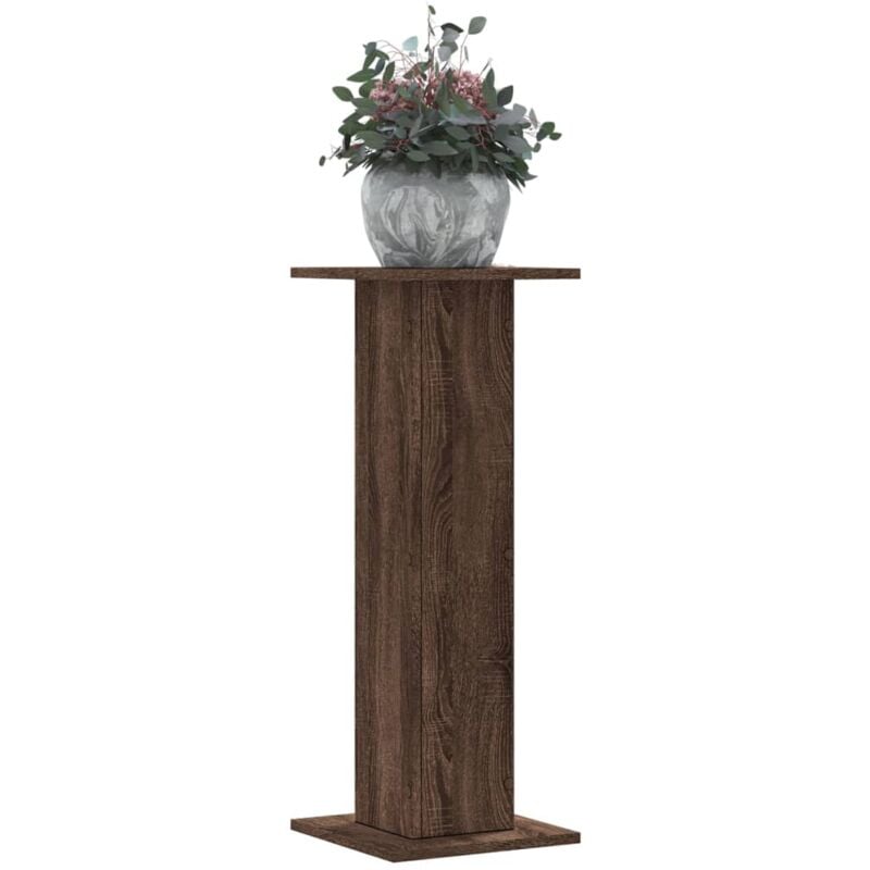 foto del prodotto supporti per piante 2 pz rovere marrone 30x30x80 cm truciolato vidaxl