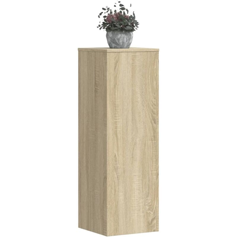 foto del prodotto supporti per piante 2 pz rovere sonoma 33x33x100 cm multistrato vidaxl