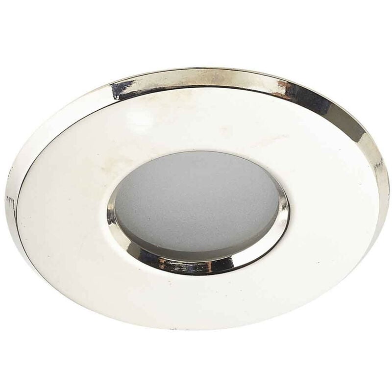 foto del prodotto supporti spots recessed bagni gu5.3 mr16 dc12v alluminio round spazzolato ip44 foratura 73mm