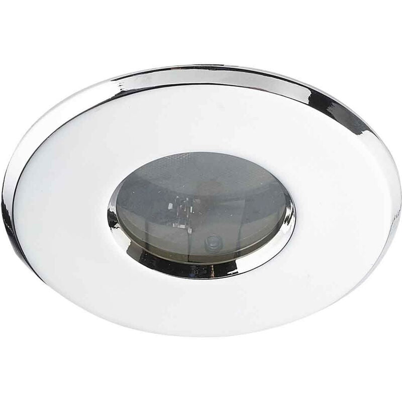 foto del prodotto supporti spots recessed bagni gu5.3 mr16 dc12v cromo rotondo impermeabile ip44 perforazione 73mm