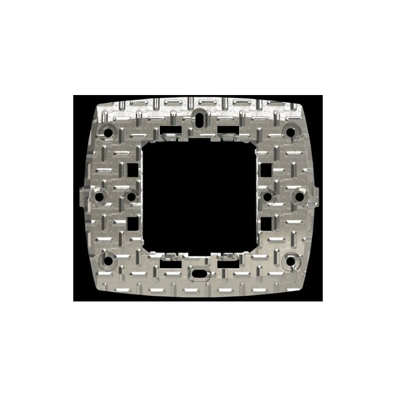 foto del prodotto supporto 2 moduli con griffe x scatola rotonda 2csk1612ch abb