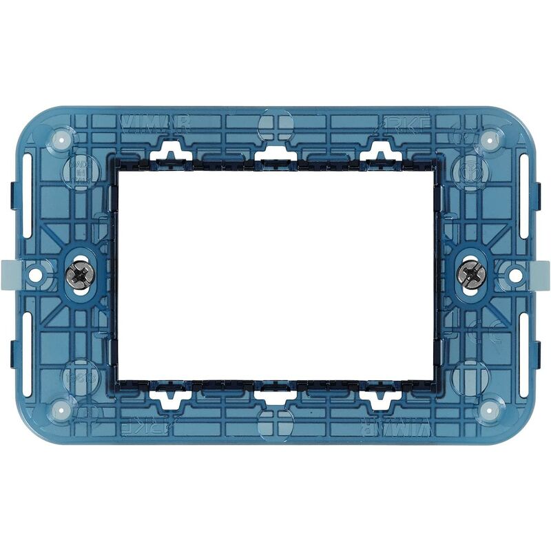 foto del prodotto supporto 3 moduli con viti per scatole serie civile vimar ark codice 19613