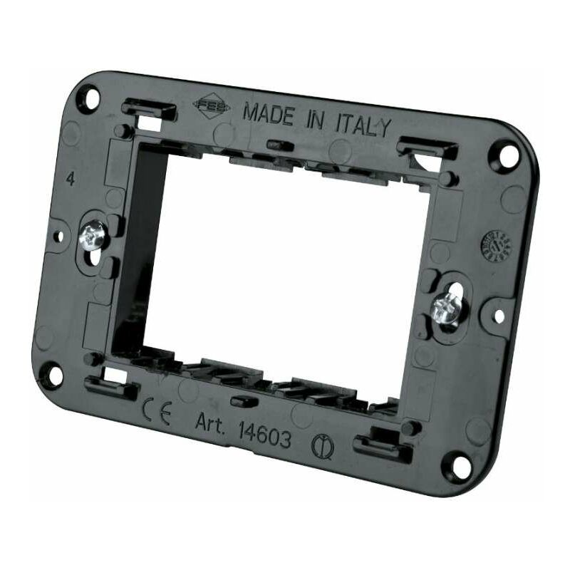 foto del prodotto supporto 3 moduli per placche e frutti