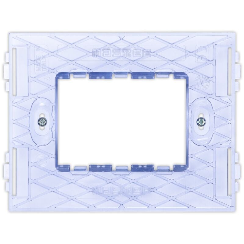 foto del prodotto supporto 3 moduli per scatole rettangolari master pixia 14sp103