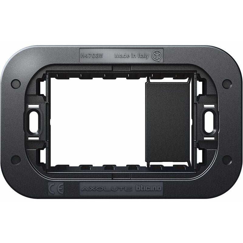 foto del prodotto supporto 3 posti bticino axolute air h4703w