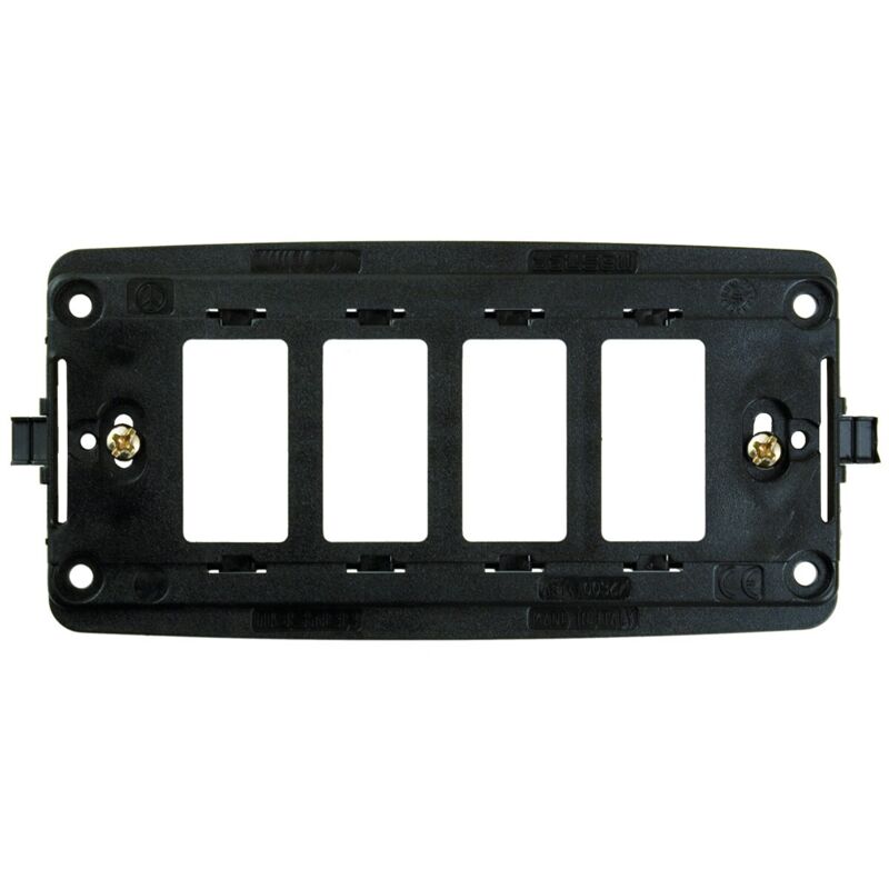 foto del prodotto supporto 4 moduli master compatibile anche con interruttori bticino magic