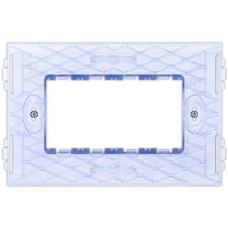 foto del prodotto supporto 4 moduli per scatole rettangolari master pixia 14sp104