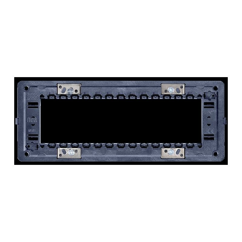 foto del prodotto supporto 7 moduli, con viti, per scatole 6 7 moduli urmet 10707