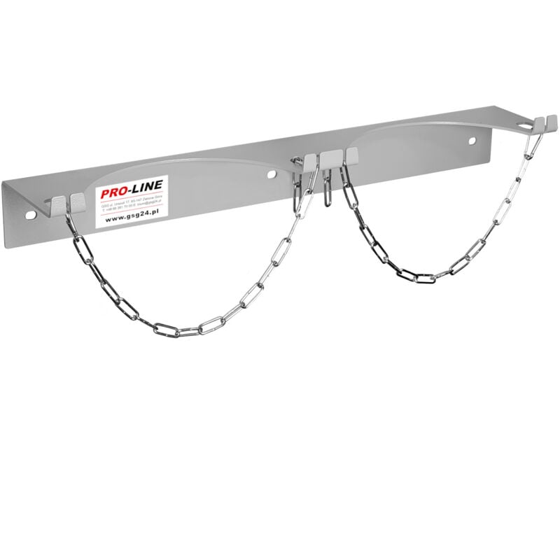 foto del prodotto supporto a muro per 2 bombole di gas, diametro max cilindri pro-line da 250 mm