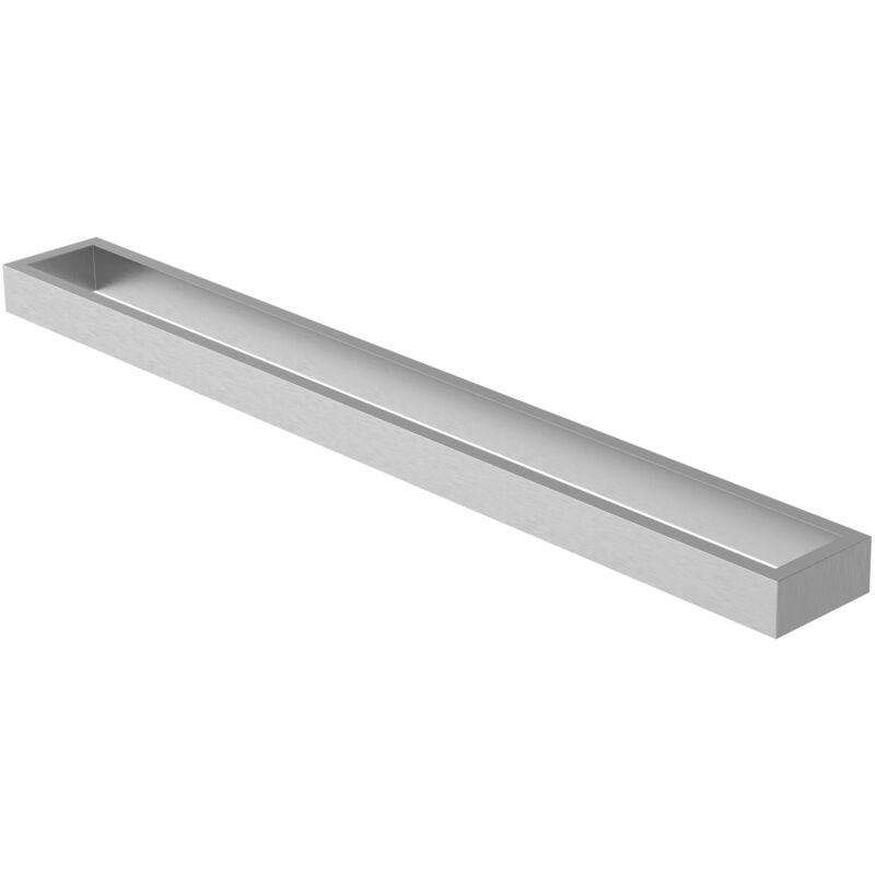 foto del prodotto supporto a parete per asciugamani senza foratura 60 cm argento in acciaio porta salviette montaggio a parete da appendere portasciugamani da