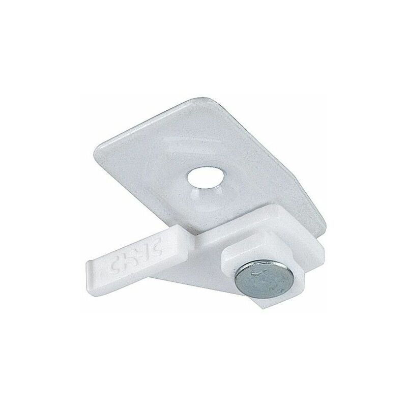 foto del prodotto supporto a soffitto con staffa per binario p950 bianco
