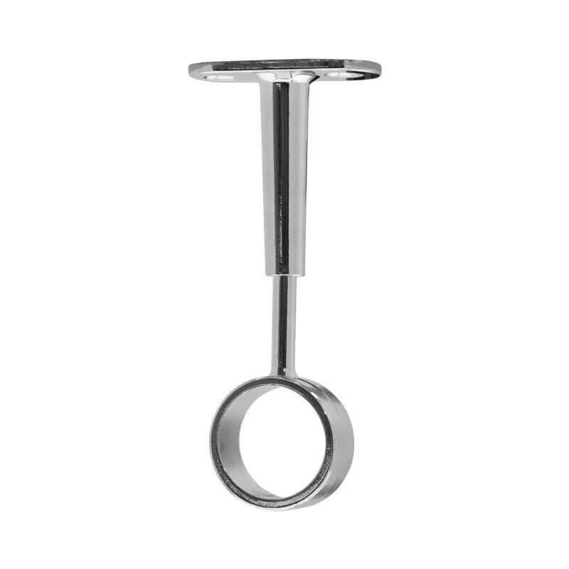 foto del prodotto supporto a soffitto rotondo regolabile per armadio diametro 25, zinco cromato