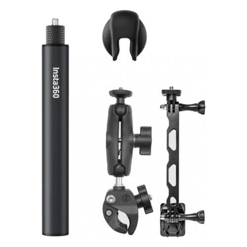foto del prodotto supporto action cam insta360 935312 motorcycle bundle black