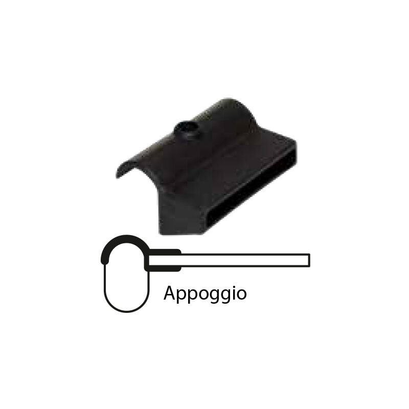 foto del prodotto supporto ad appoggio in pvc per asta ortopedica