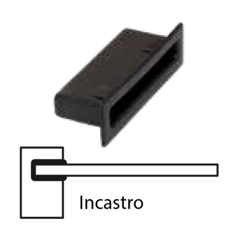 foto del prodotto supporto ad incastro in pvc per asta ortopedica. prezzo per 1 pezzo.