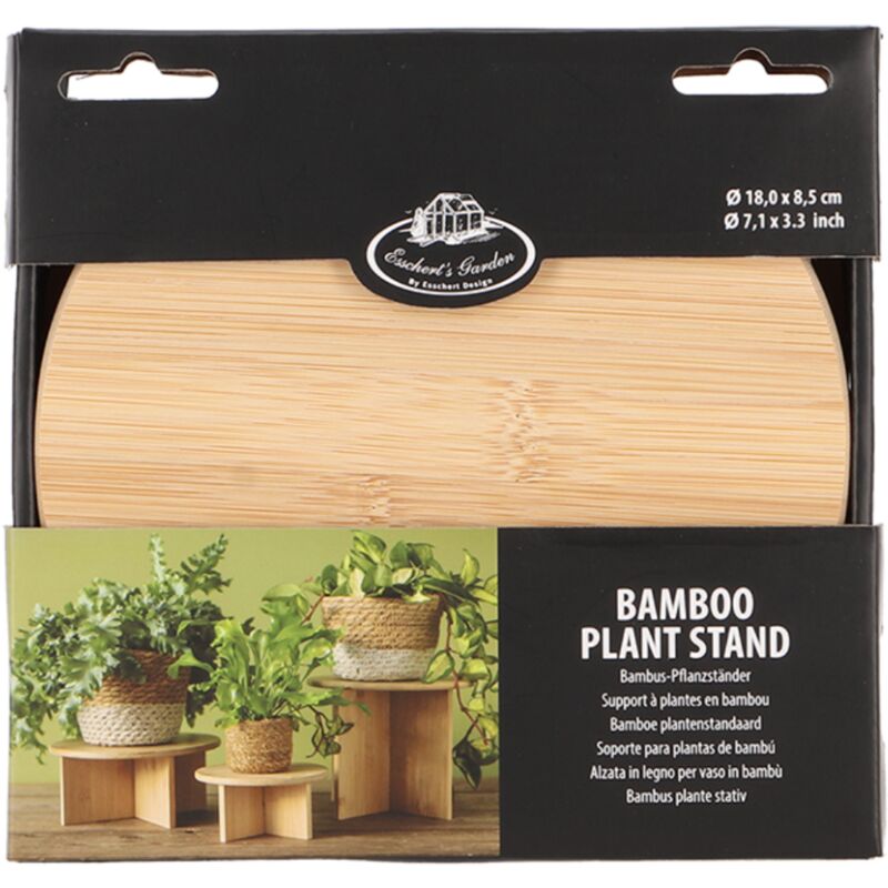 foto del prodotto supporto alza vaso in bambu diam. 18cm